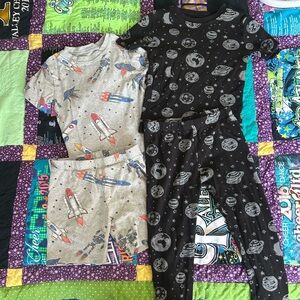 Two Sets Space Adventure Kids Pajama Set SNUG FIT